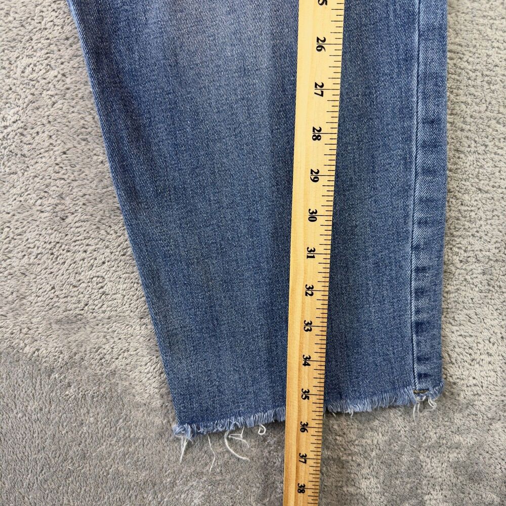Lucky Brand Jeans Womens 14/32 Blue Denim Mid Rise Boyfriend Sienna Cotton Pants - Picture 8 of 15